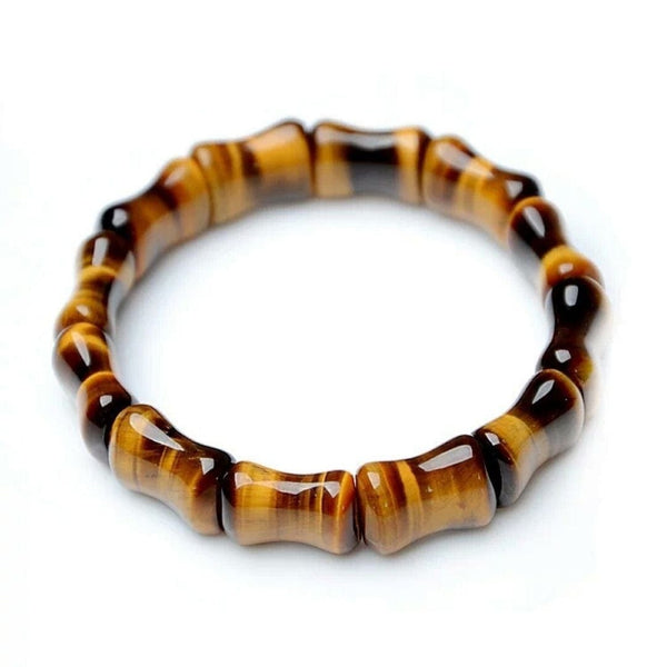 Bracelet en pierre avec options quartz rose et œil de tigre My Roller Stone