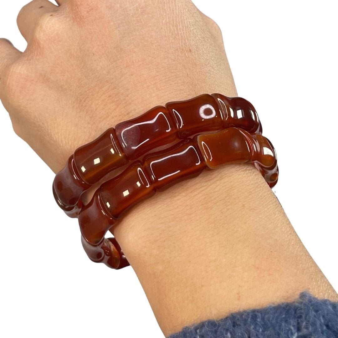 Bracelet pierre (Quartz rose Oeil de tigre Améthyste..) - Cornaline - Bracelets