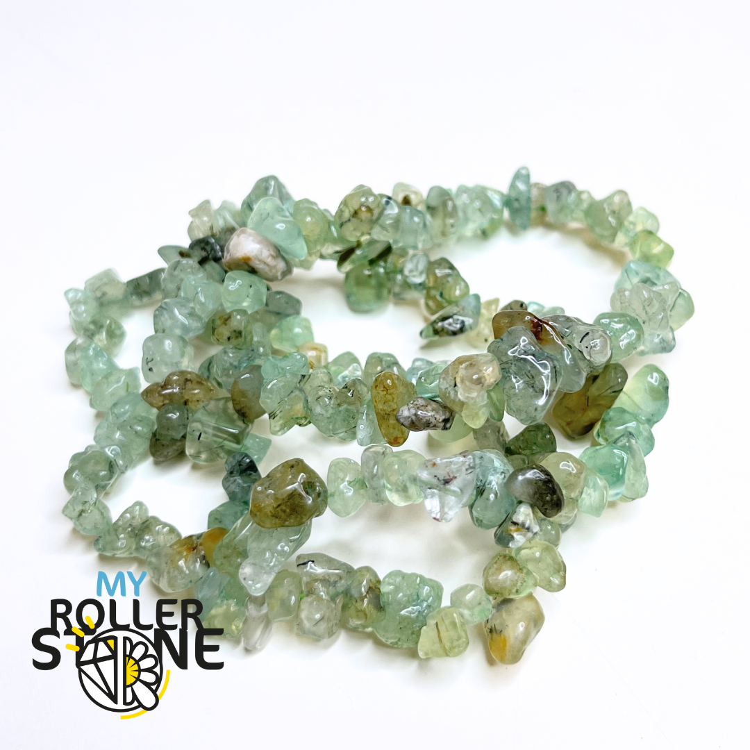 Bracelet Préhnite Chips - Perles