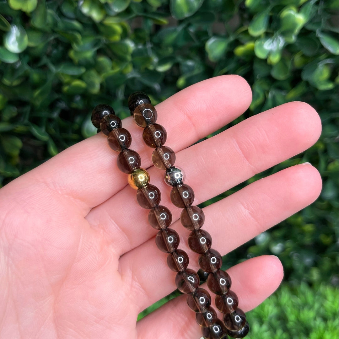 Bracelet Quartz Fumé Sur-Mesure