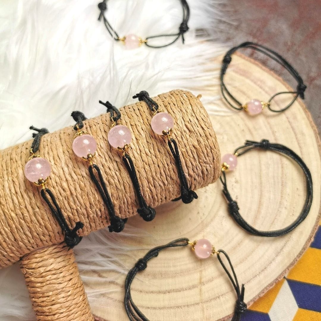 Bracelet Quartz rose perle