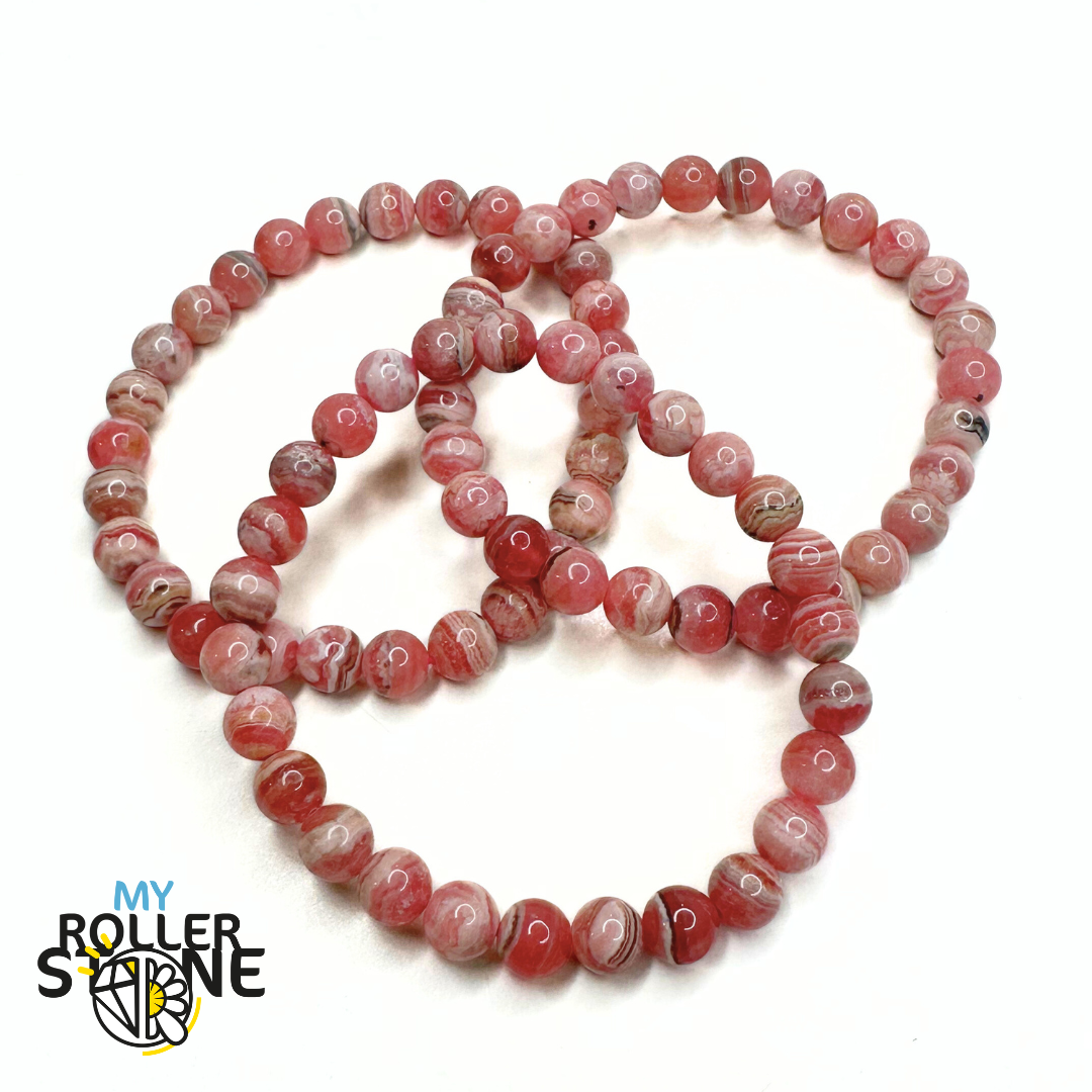 Bracelet Rhodochrosite 3A - perle