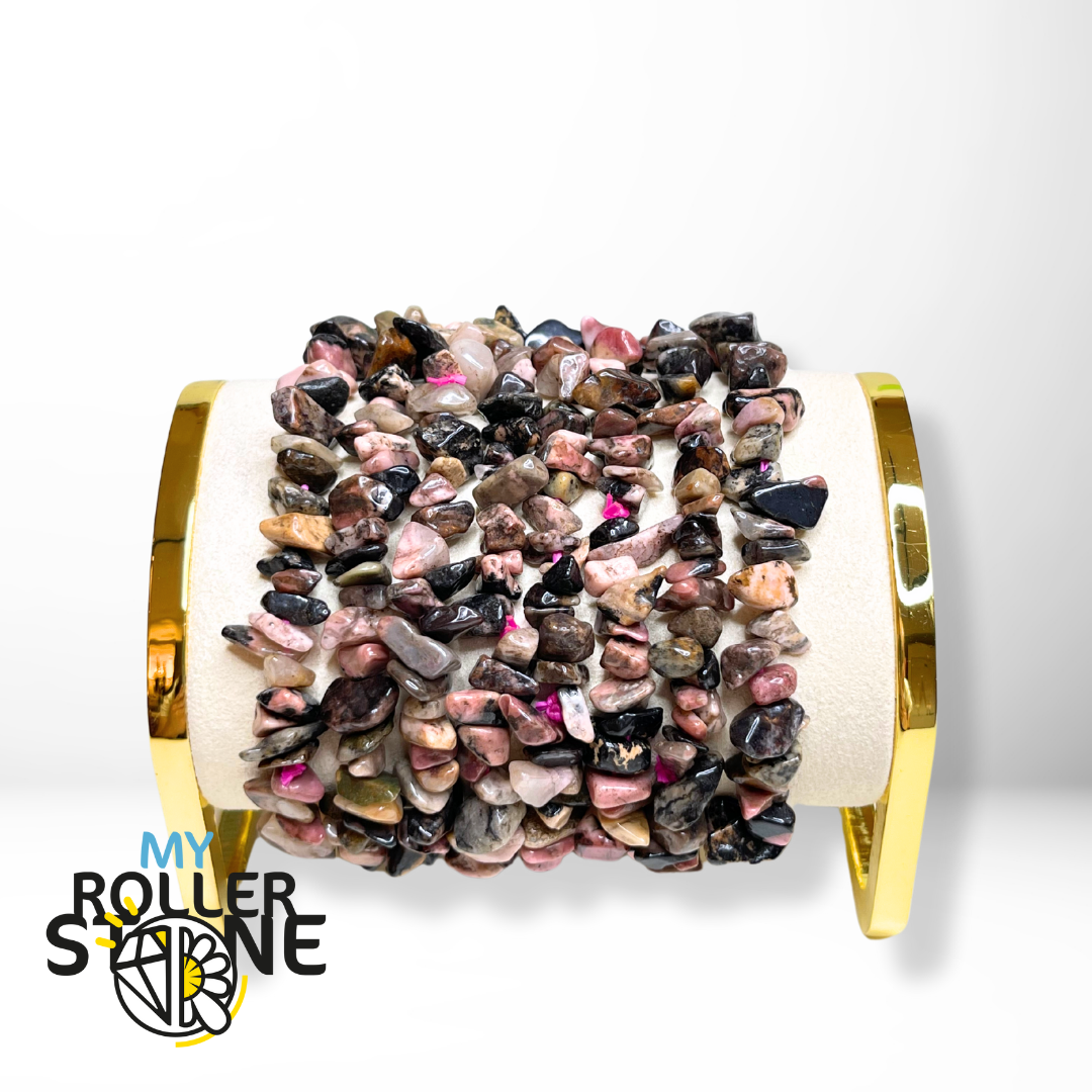 Bracelet Rhodonite Australienne Chips - Perles