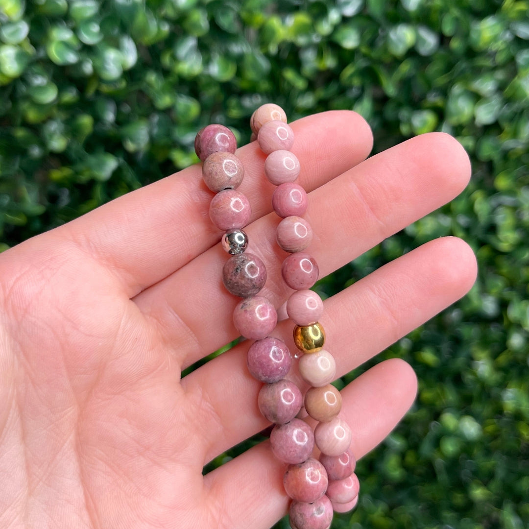 Bracelet Rhodonite Sur-Mesure