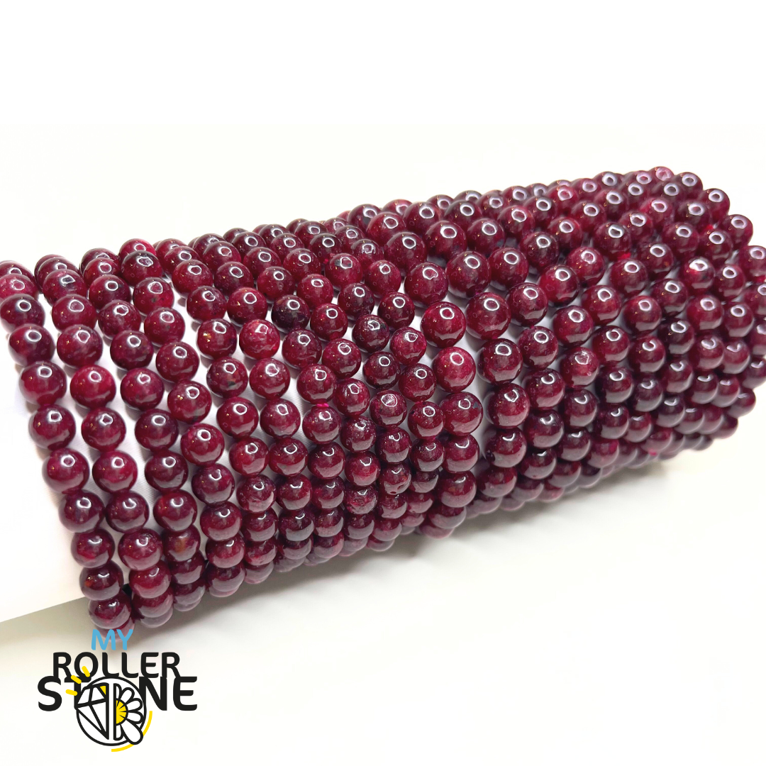 Bracelet Rubis 5A - perle