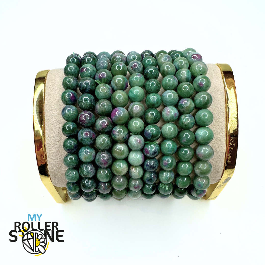 Bracelet en aventurine - Perles facettées ultra mini Bracelet en aventurine - Perles facettées ultra mini
