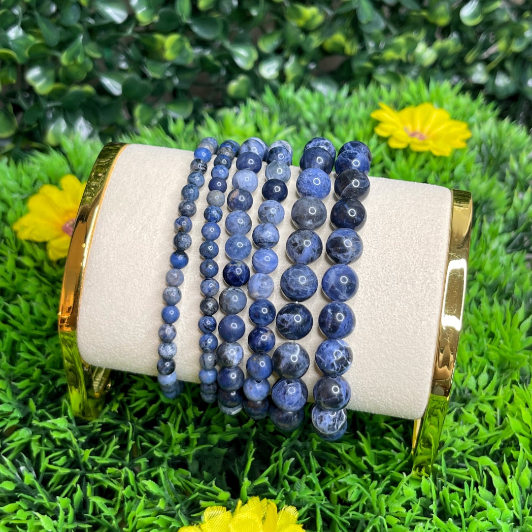 Collana lunga in pietra blu - Italia