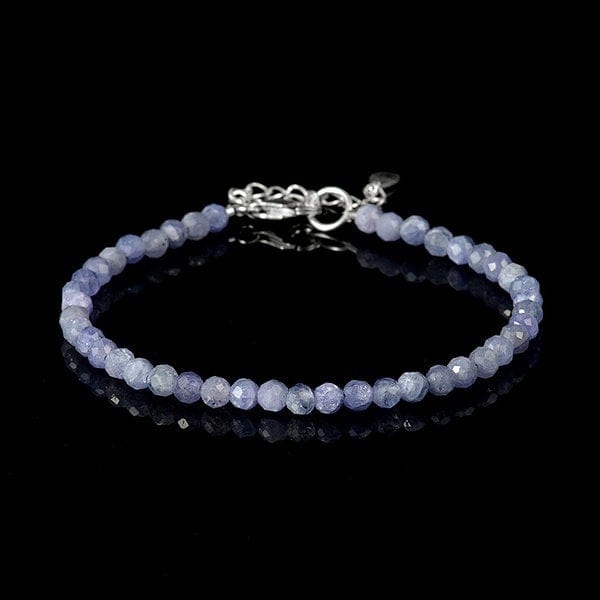 Bracelet Tanzanite fermoir Argent