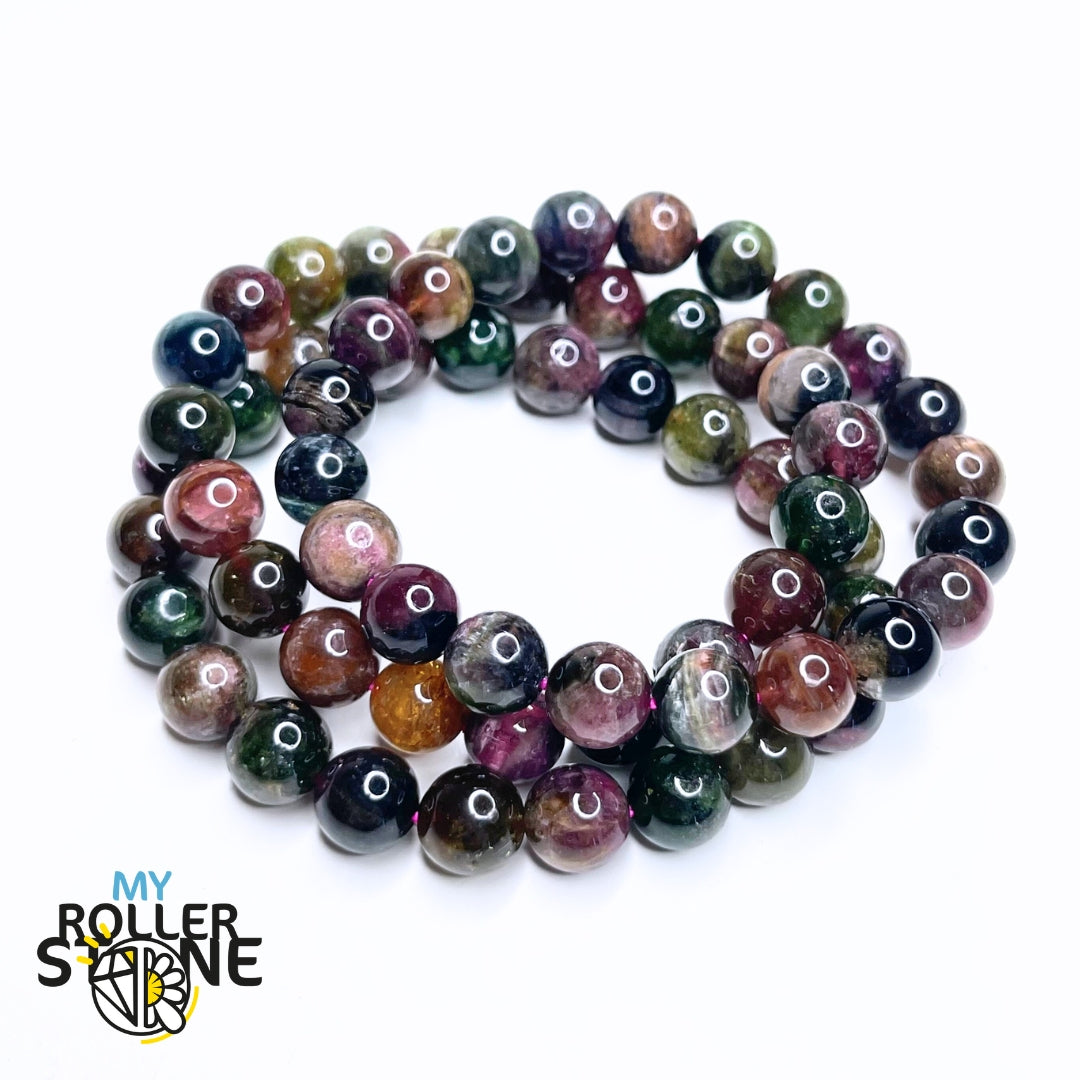 Bracelet oeil de chat - pierres 4mm - Mosaik bijoux indiens