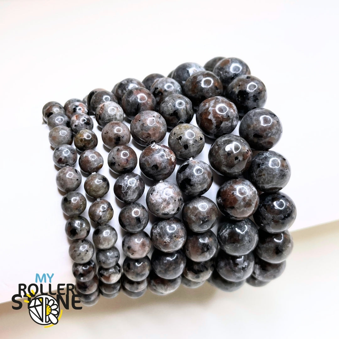 Bracelet Paracorde avec tête de loup en laiton, perles Yooperlite Bracelet Paracorde avec tête de loup en laiton, perles Yooperlite