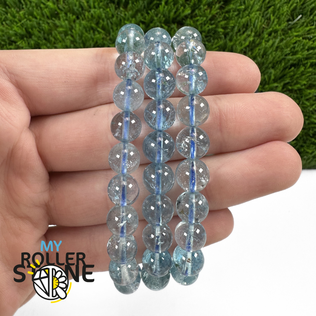 Bracelet Topaze Bleue 7A