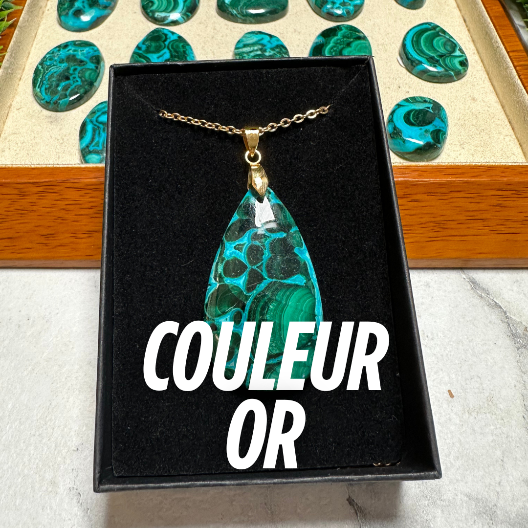 Pack collier Or (Chaîne +Bélière+Boite)