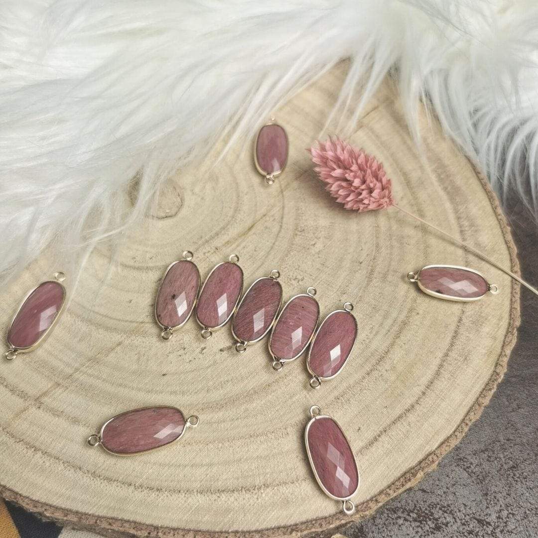 Cabochon rhodonite