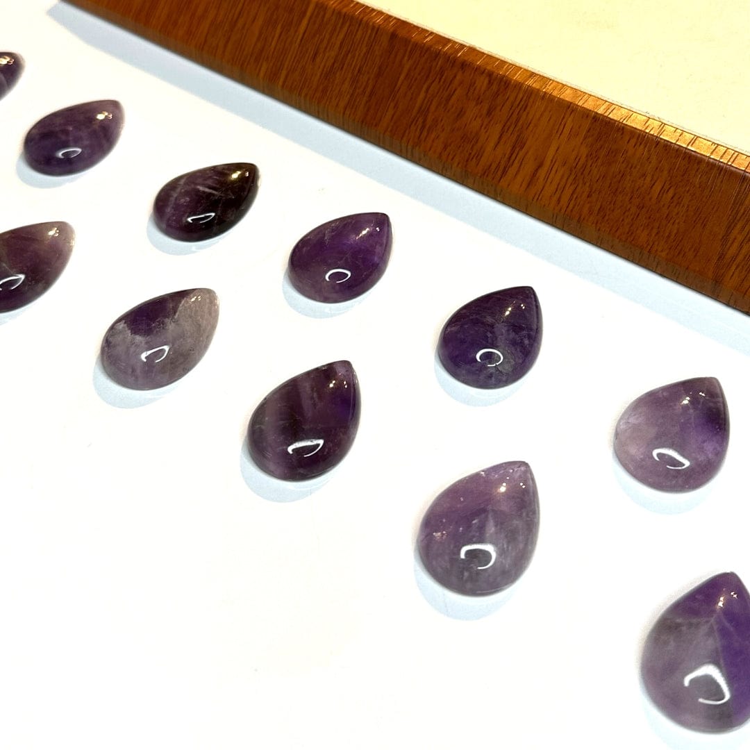 Cabochon Goutte Améthyste Brésil