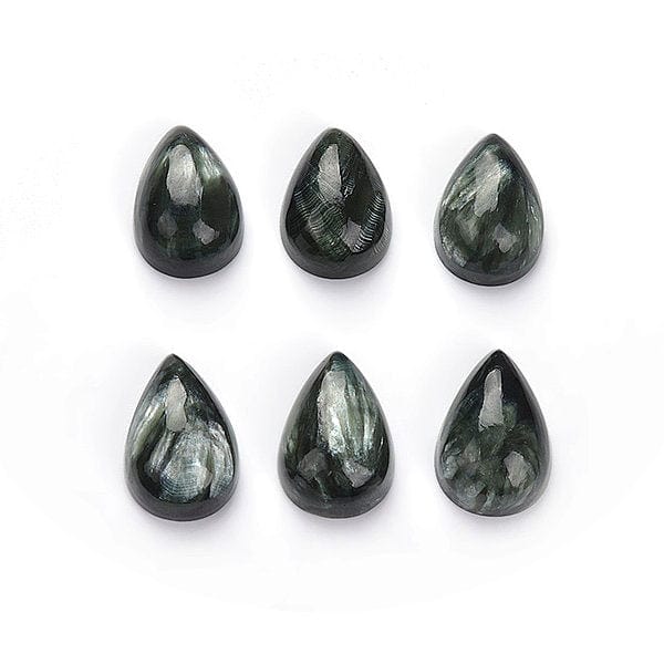 Cabochon Goutte Séraphinite