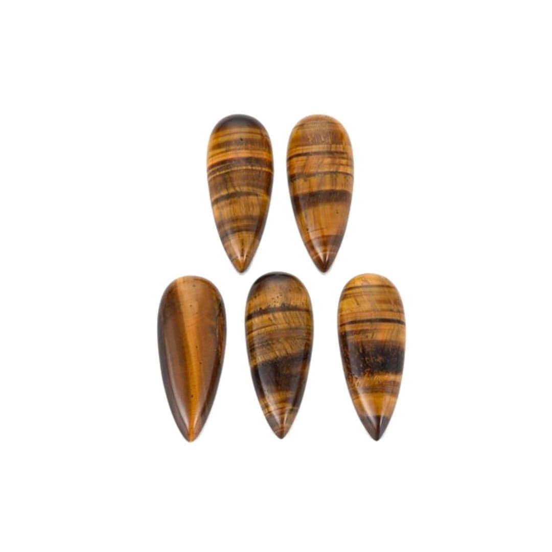 Cabochon Oeil de Tigre Goutte