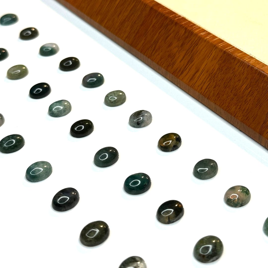 Cabochon Ovale Agate Mousse