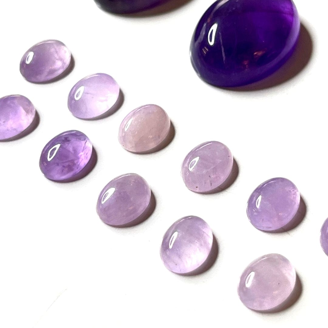 Cabochon Ovale Améthyste 18mm