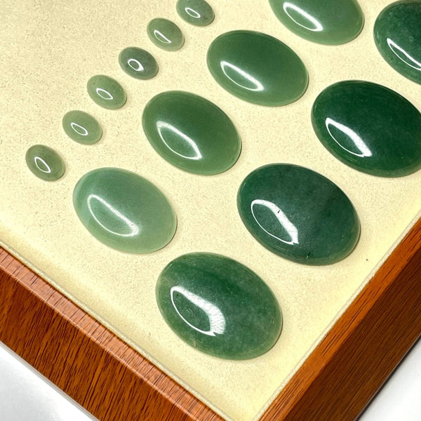 Cabochon Ovale Aventurine Verte