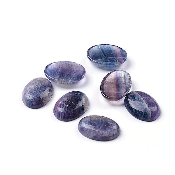 Cabochon Ovale Fluorite Arc-en-ciel