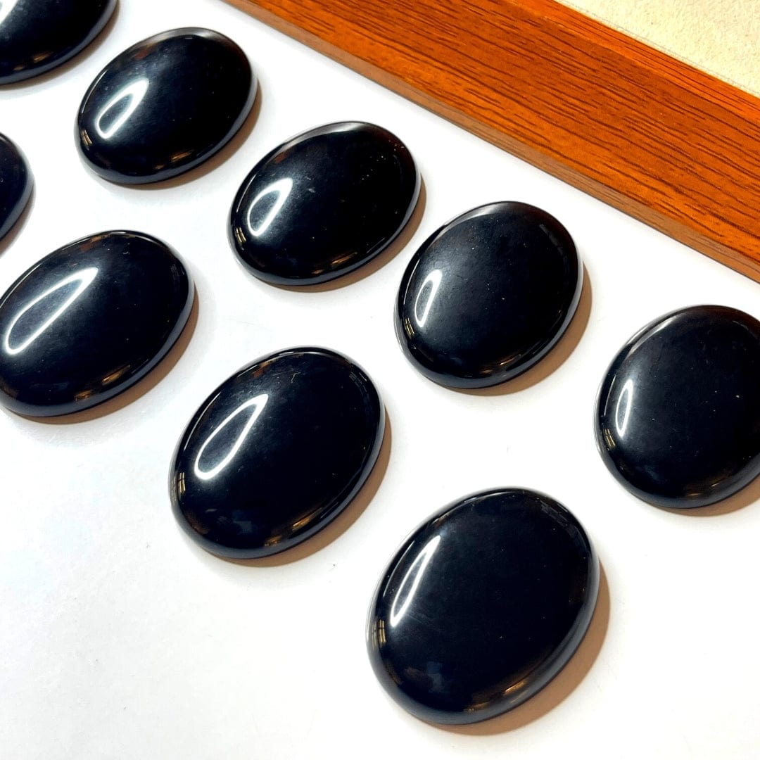 Cabochon Ovale Obsidienne