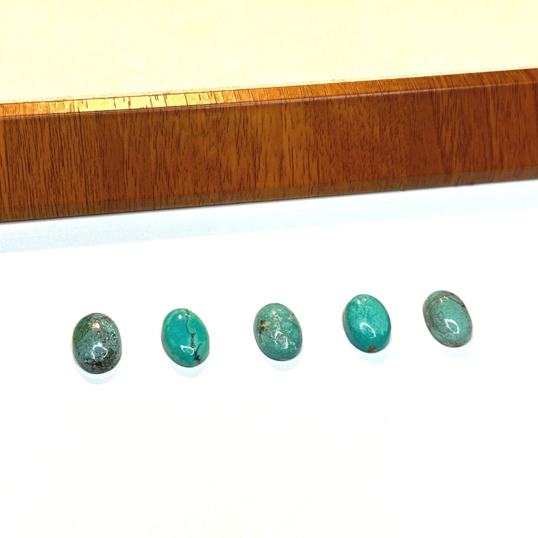Cabochon Ovale Turquoise Tibétaine