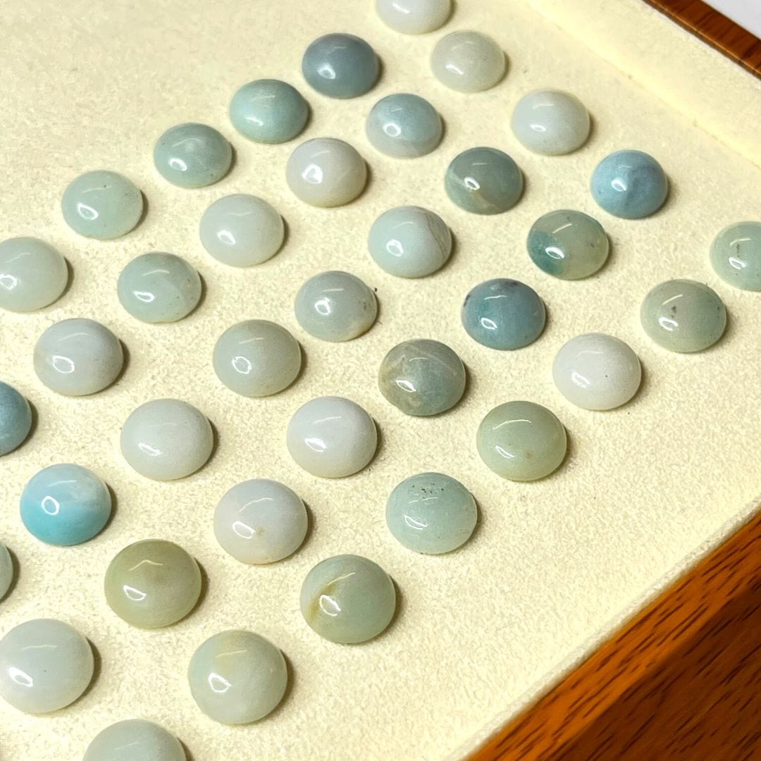Cabochon Rond Amazonite