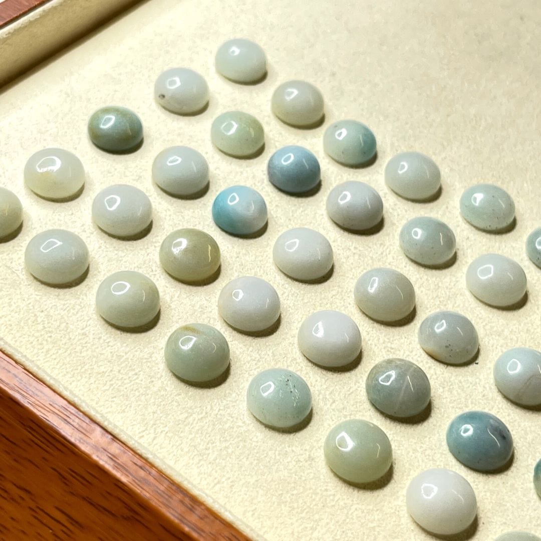 Cabochon Rond Amazonite