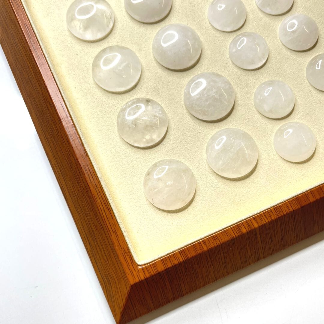 Cabochon Rond Cristal de Roche