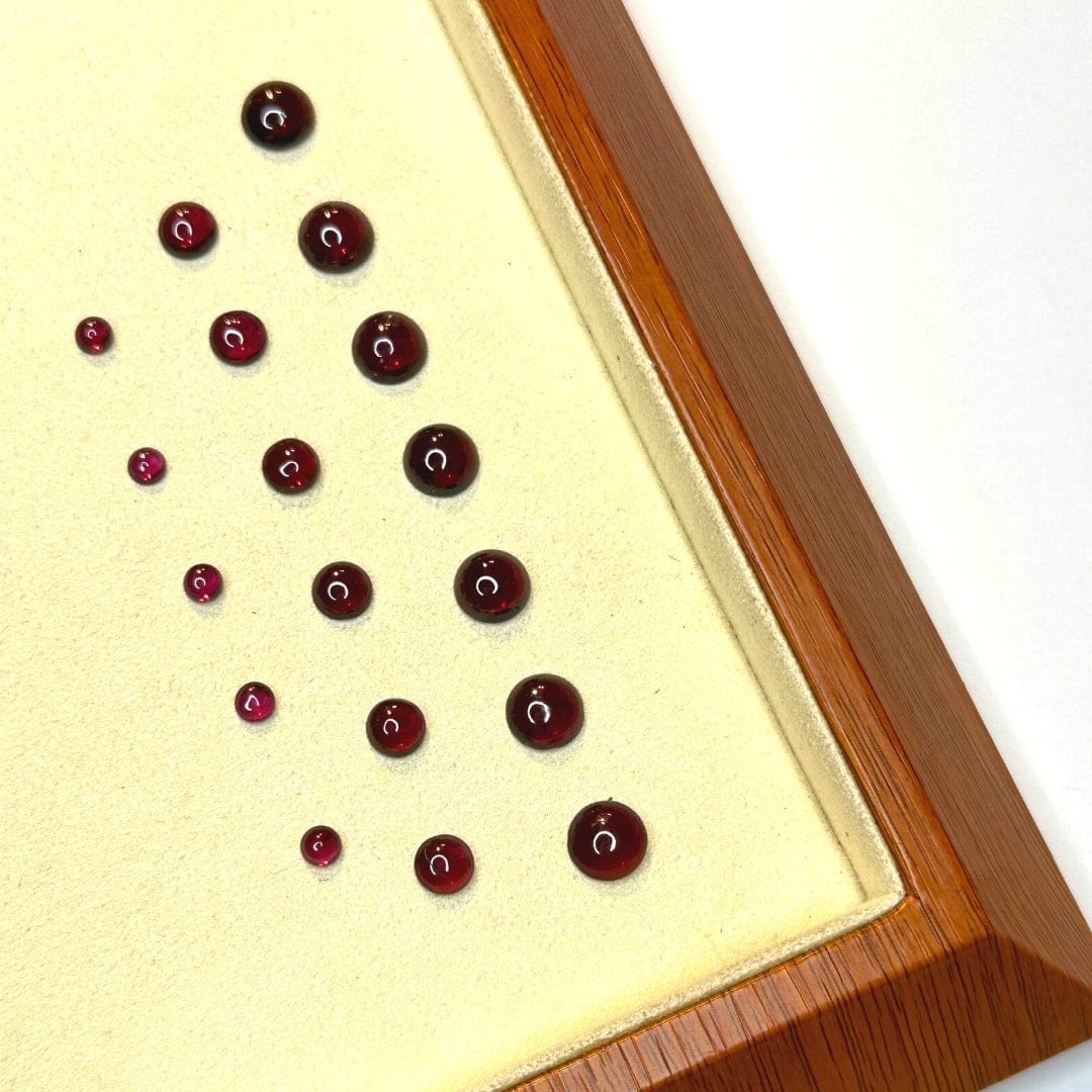 Cabochon Rond Grenat Almandin (Grade AA)