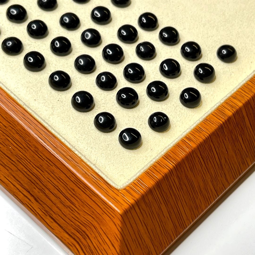 Cabochon Rond Onyx Noir