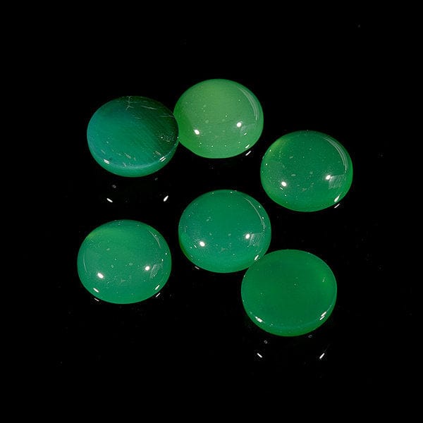 Cabochon Rond Onyx verte