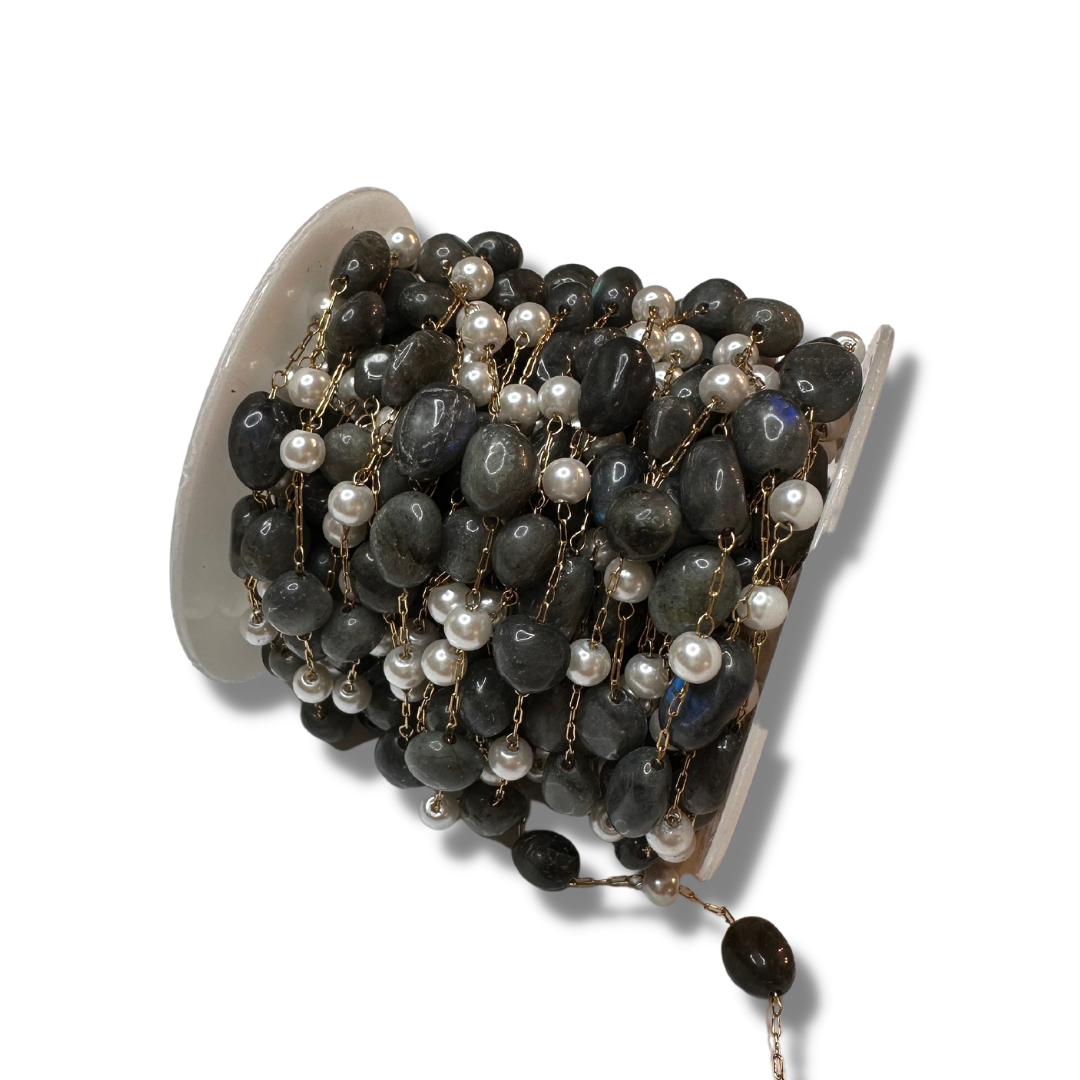 Chaîne Acier Inoxydable Labradorite - Chaînes