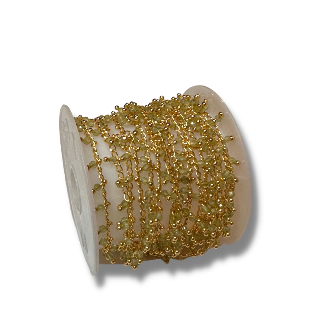 Chaîne perlée Péridot - Chaînes