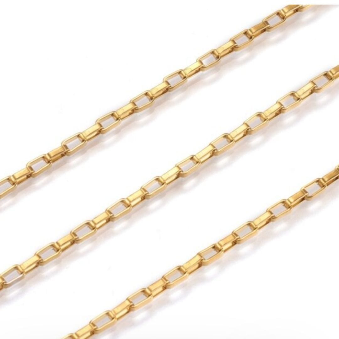 Chaine rectangulaire (10 mètres) - Colliers