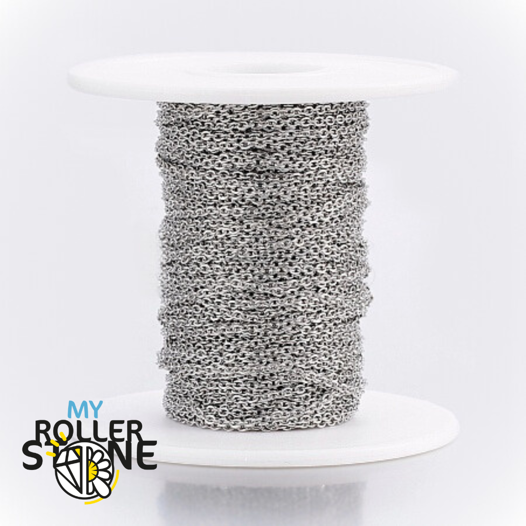 Chaine Rouleau Belcher (10 mètres) - Accessoires pour bijoux