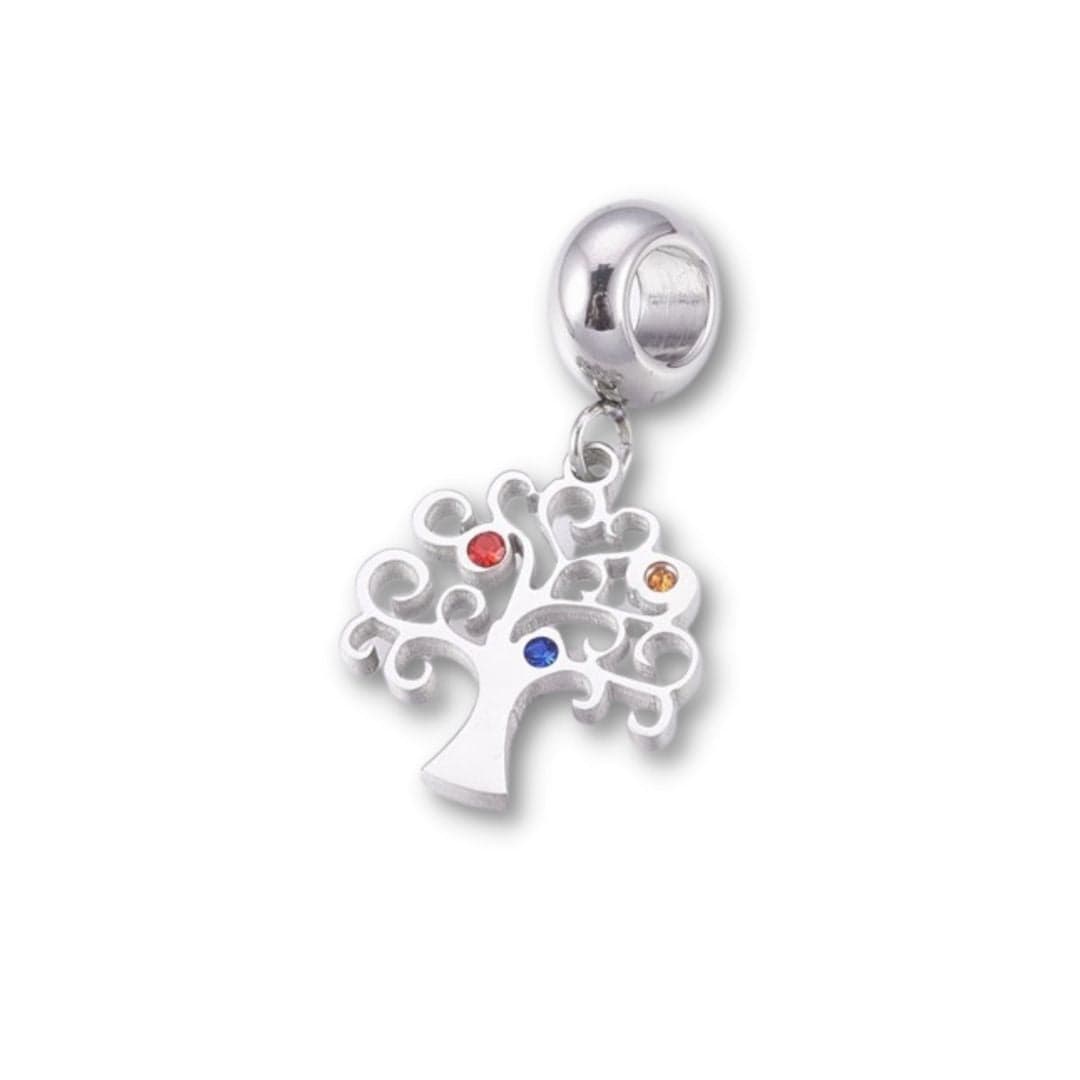 Charm Arbre de vie acier - Breloques et pendentifs