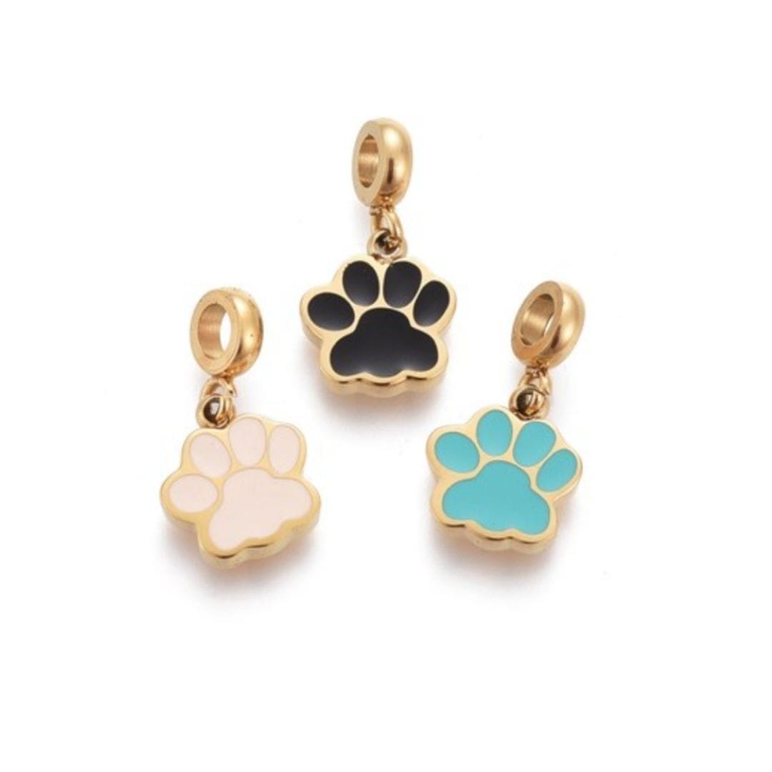 Charm bélière empreinte - Breloques et pendentifs