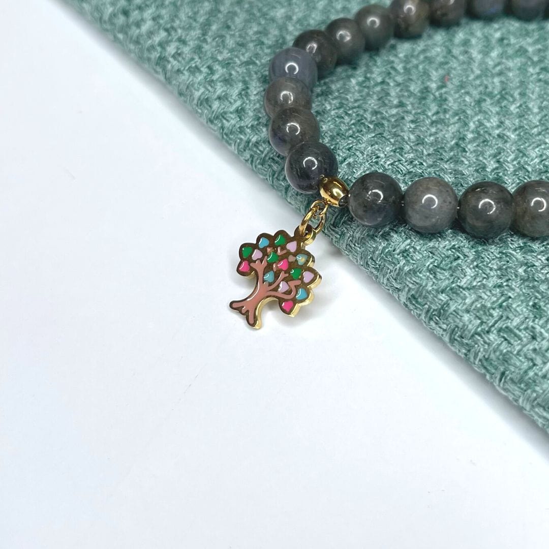 Charm bracelet Arbre de vie acier inoxydable - Breloques et pendentifs