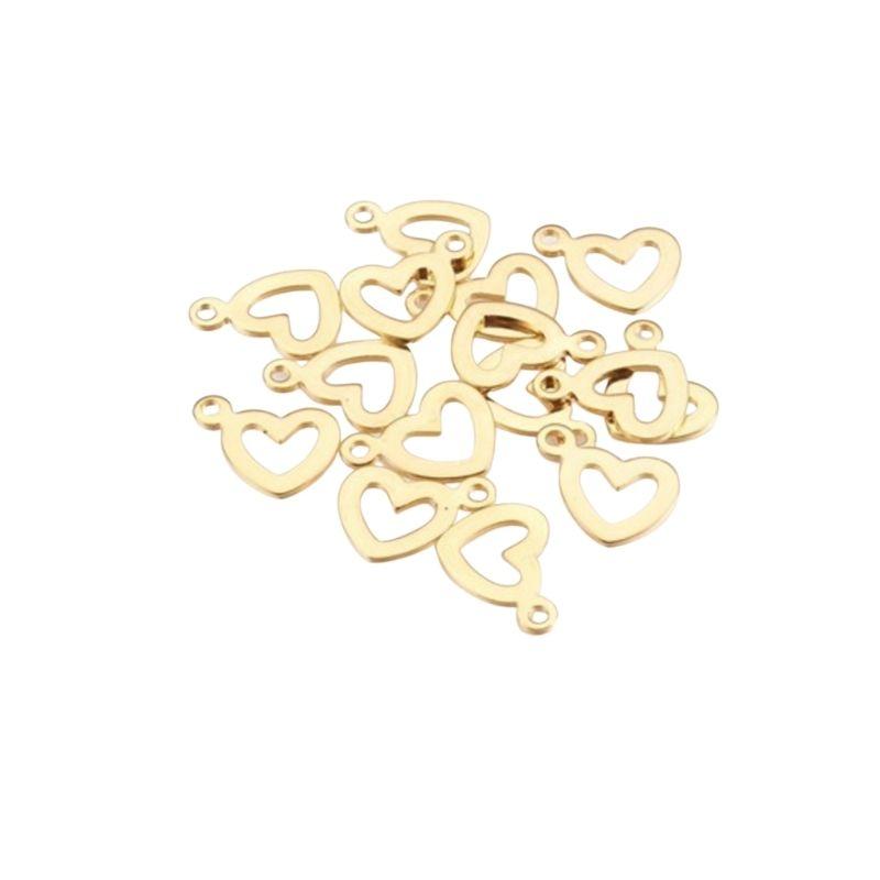 Charm coeur or - Breloques et pendentifs
