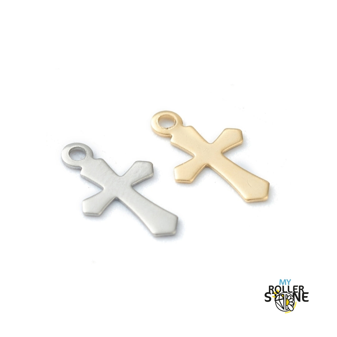 Charm Croix Acier Inoxydable