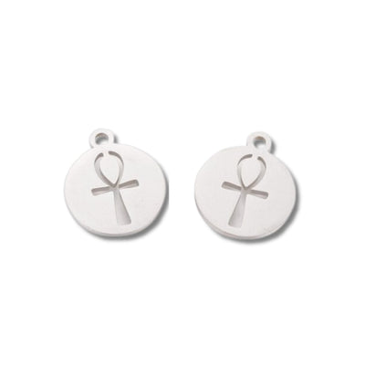 Charm Croix Egyptienne Acier Inoxydable Anhk