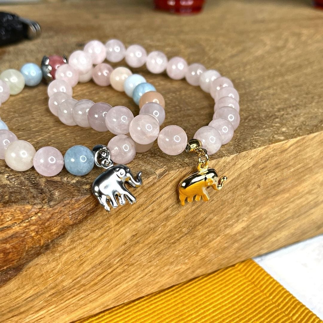 Charm Eléphant Or et Argent - Breloques et pendentifs