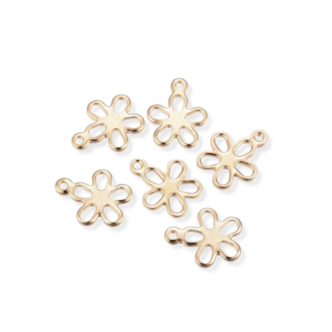 Charm Fleur Doré