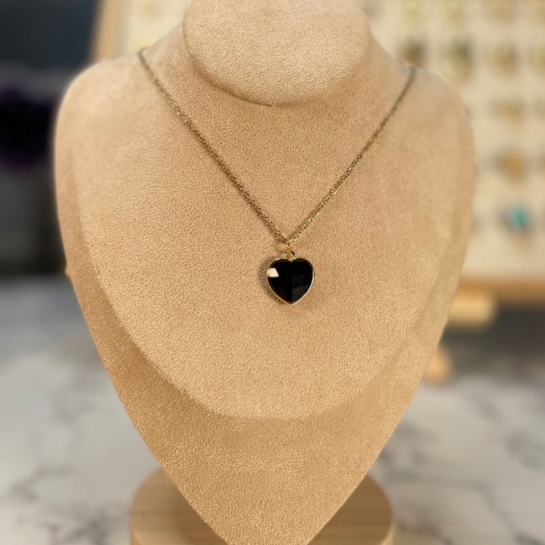 Charm pendentif Obsidienne - Breloques et pendentifs