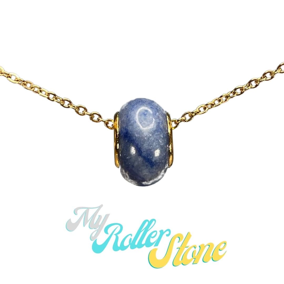 Charm perle Aventurine bleue