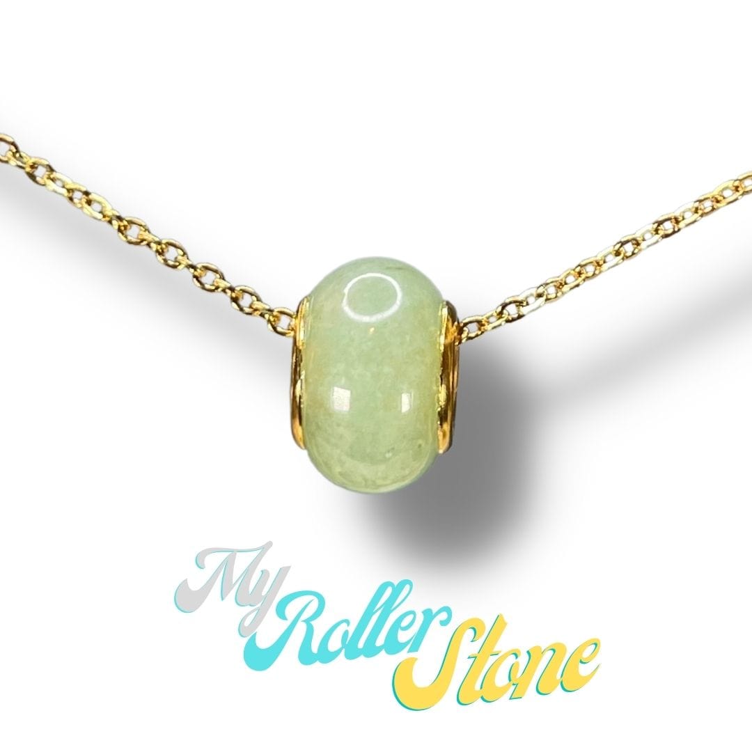 Charm perle Aventurine verte