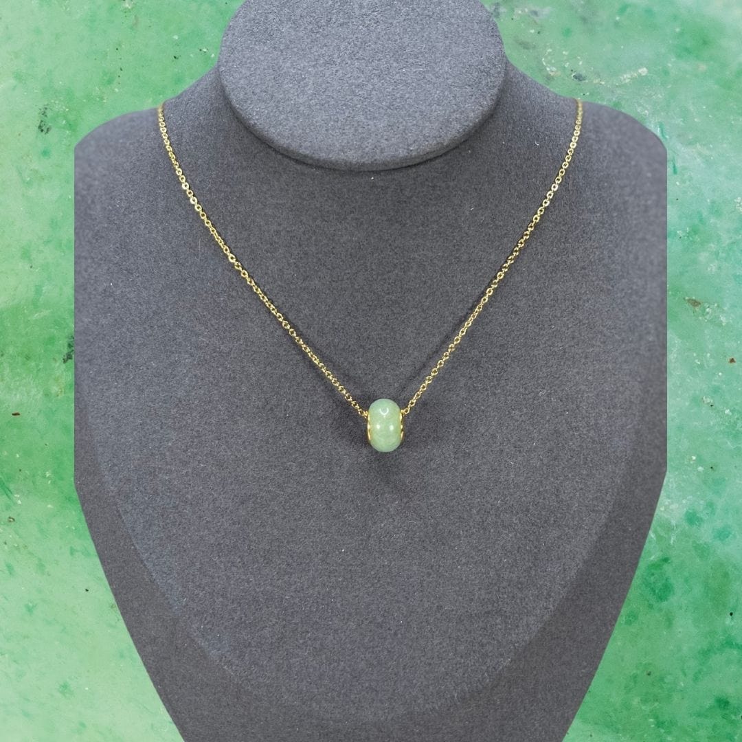 Charm perle Aventurine verte
