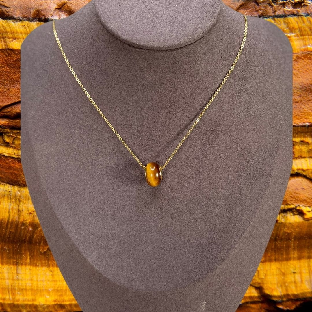 Charm perle en Oeil de tigre