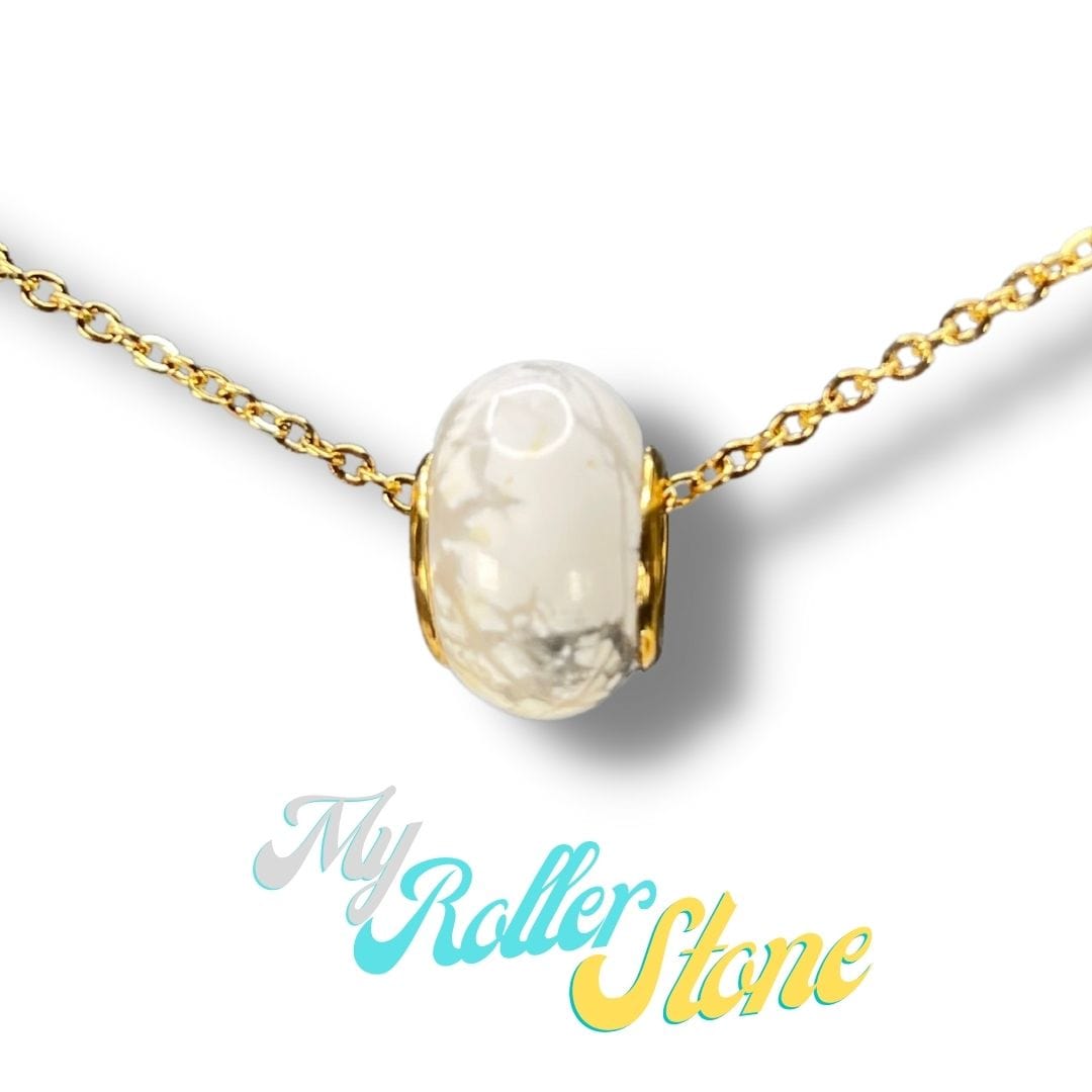 Charm perle Howlite - Perles